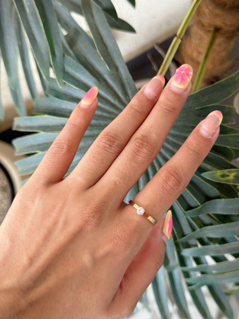 Solitaire Ring (Rose Gold)