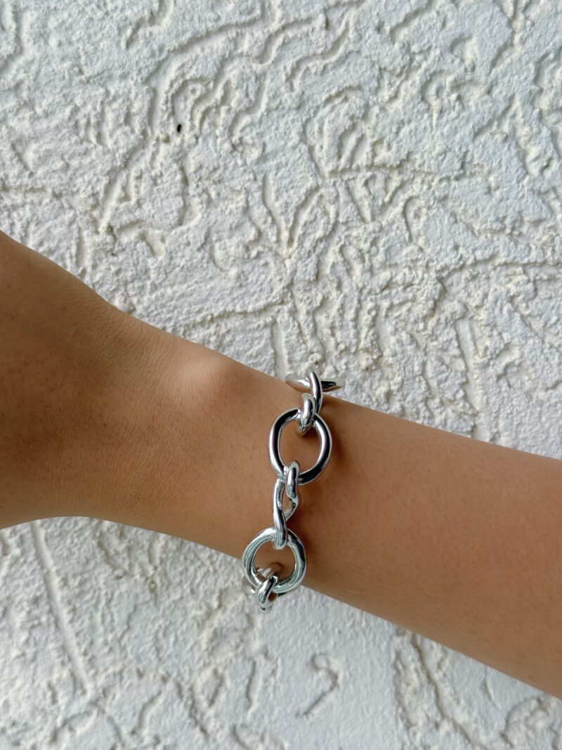 Silver Linked Kada - Image 3