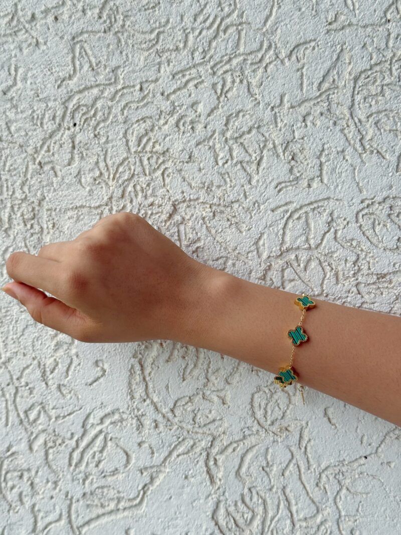 Green Clover Bracelet - Image 3