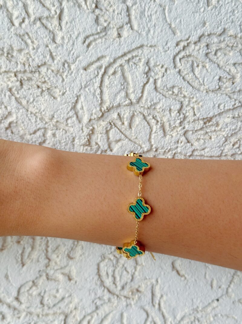 Green Clover Bracelet - Image 2