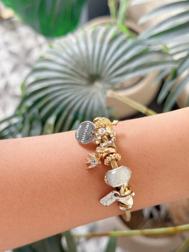 Crown Charm Bracelet