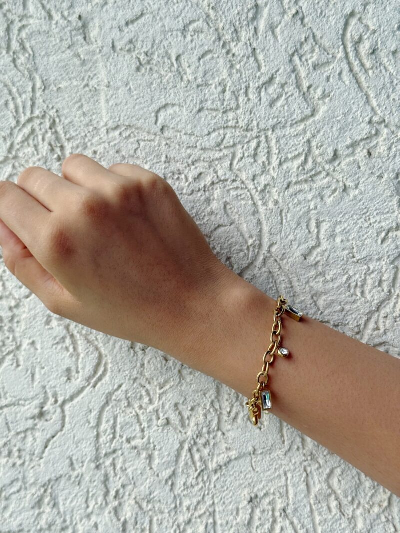 Diamond Charm Bracelet - Image 3