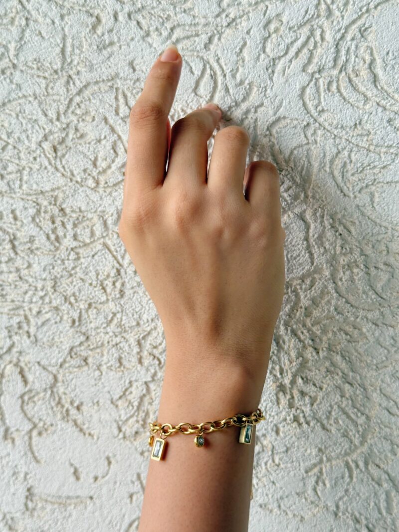 Diamond Charm Bracelet - Image 4