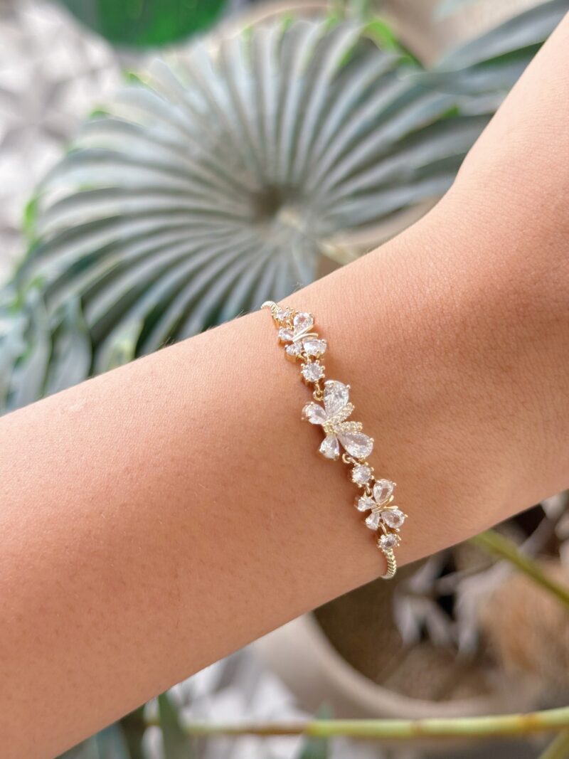 Diamond Butterfly Tennis Bracelet