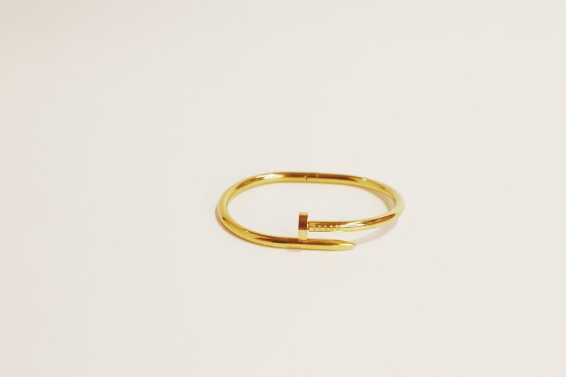Gold Nail Bracelet - Image 3
