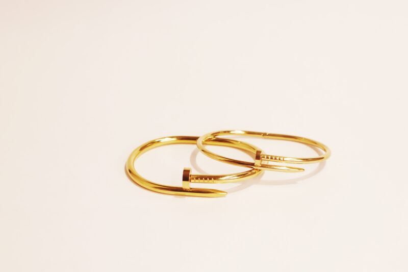 Gold Nail Bracelet - Image 4