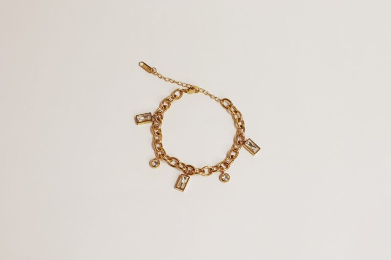 Diamond Charm Bracelet - Image 5