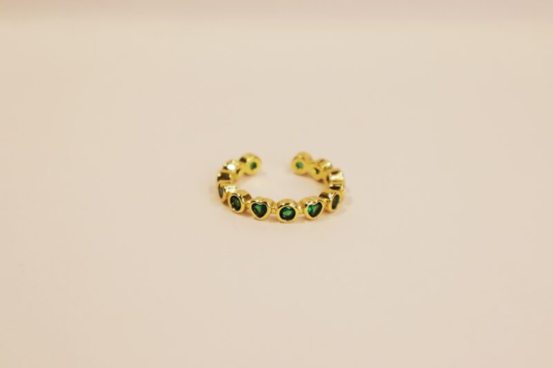 Green Heart Ring - Image 3