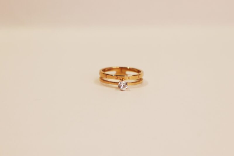 Double Band Ring (Rose Gold) - Image 3