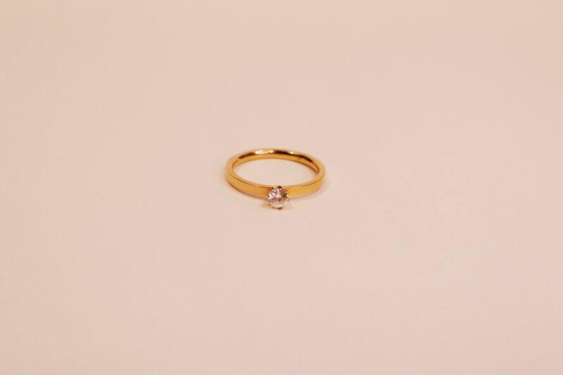 Solitaire Ring (Rose Gold) - Image 2