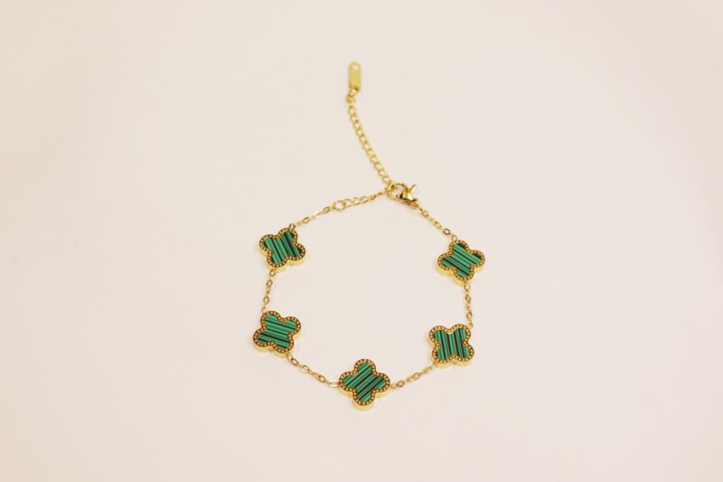 Green Clover Bracelet - Image 4