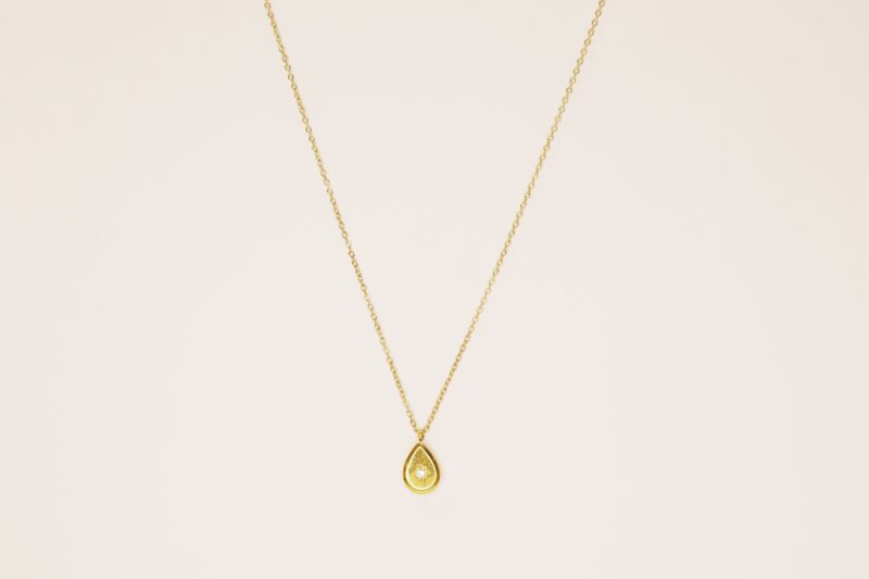 Teardrop Stone Necklace - Image 2