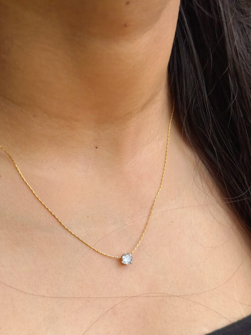 Basic Solitaire Necklace