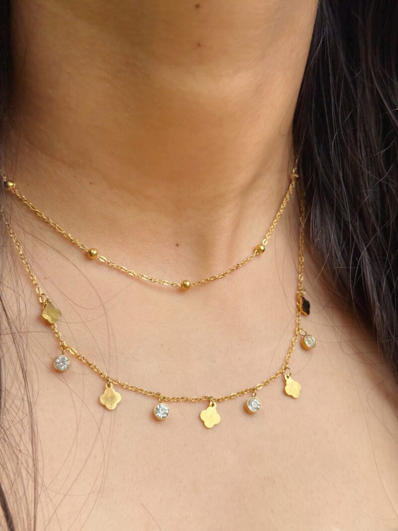 Double Layer Charm Necklace