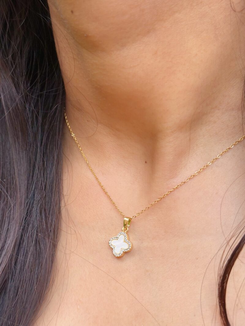 White Clover Necklace